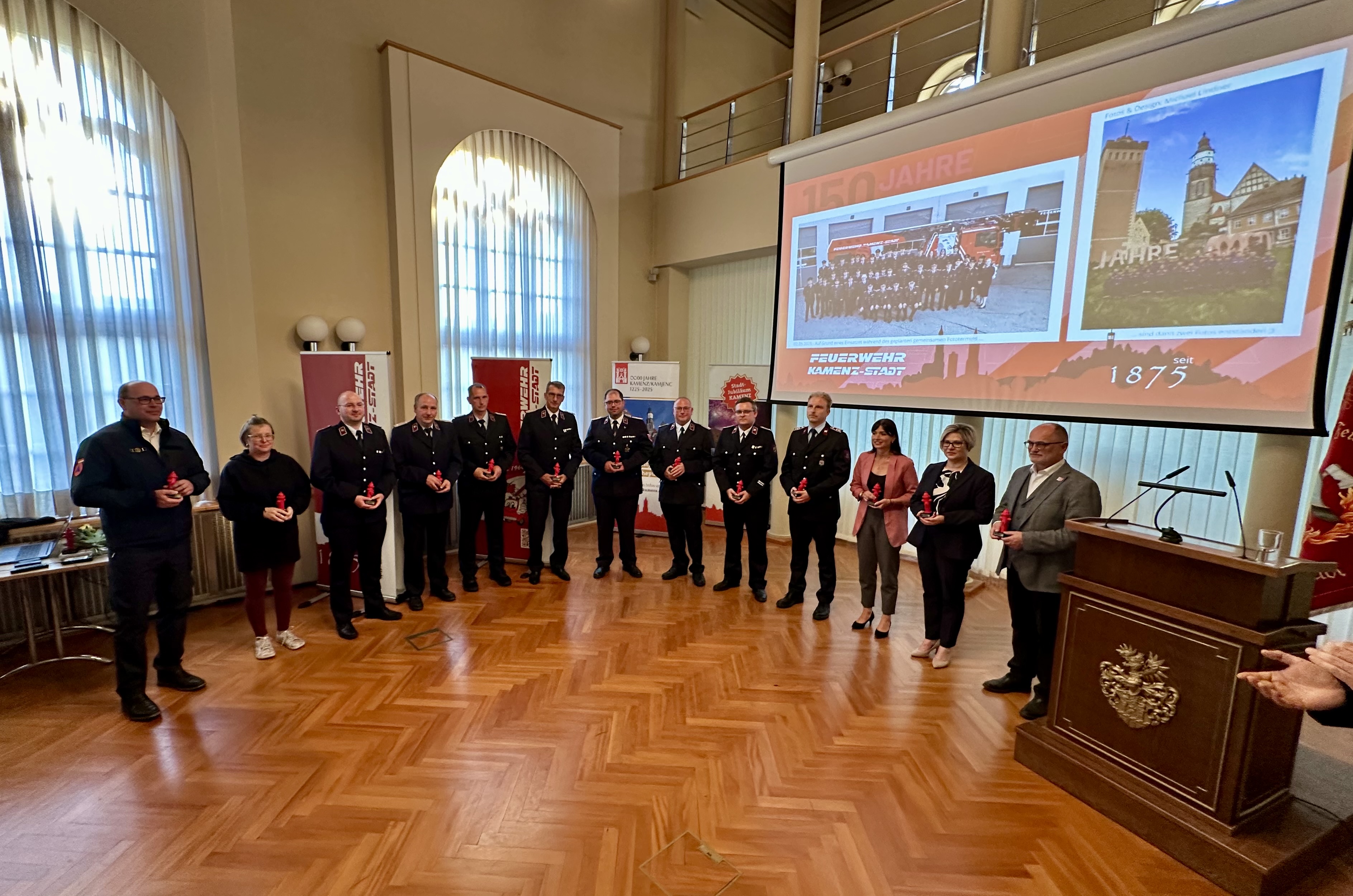 Bild zu Festveranstaltung 150 Jahre Freiwillige Feuerwehr Kamenz-Stadt